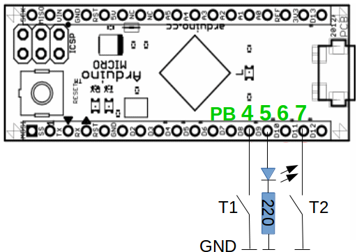 Arduinoschaltung.