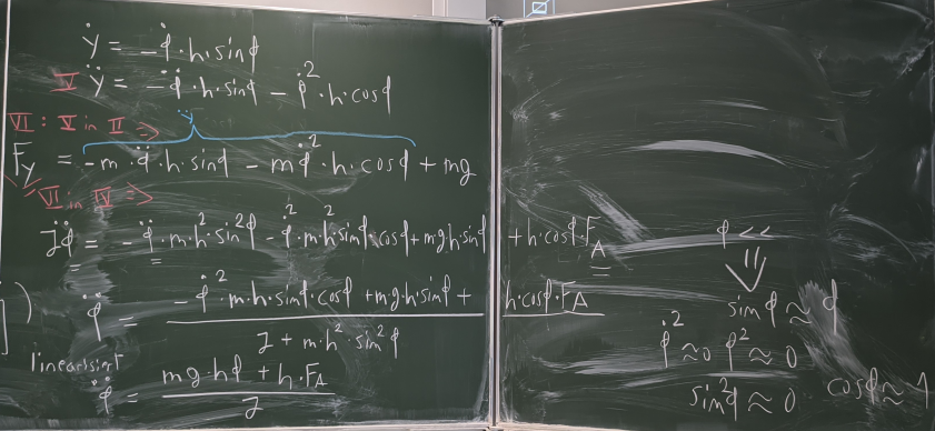 Linearisierung der Simulationsgleichung.