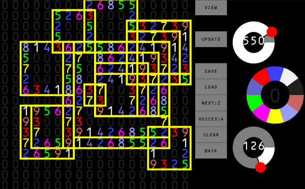 View 0: See frames consisting of numbers.
