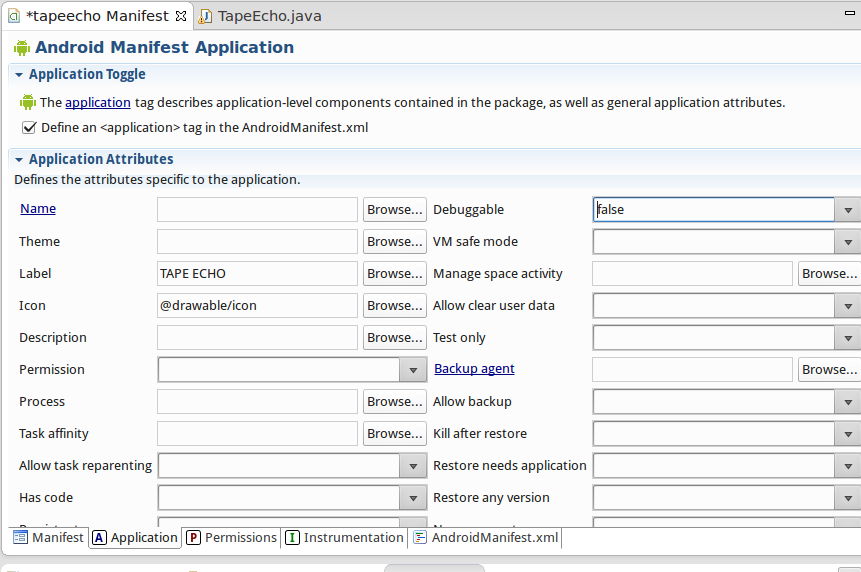 Degug-Modus im Manifest ausschalten